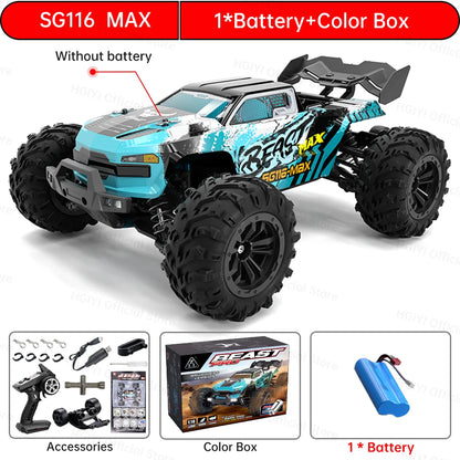 ZLL SG116 MAX/PRO 1:16 High Speed Drift Racing 80KM/H Or 40KM/H Brushless Motor 4WD RC Car Off Road Car Toys for For Kid Gift