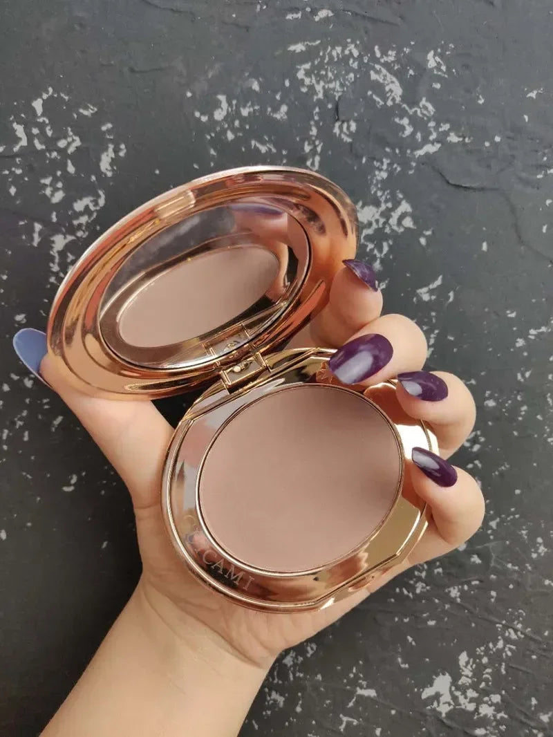 Contour Palette with Mirror Shadow Powder Bronzer Three-Dimensional Nose Shadow Repair Powder Facial Concealer Cosmetics Makeup.