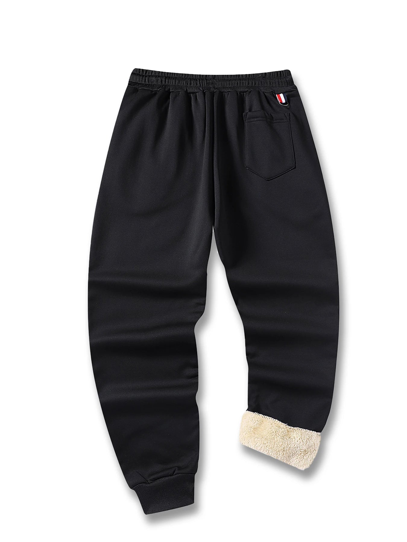 Men's Thicken Fleece Thermal Long Pants Winter Lambswool Warm Trousers Casual Jogging Drawstring Pants Male Sweatpants.