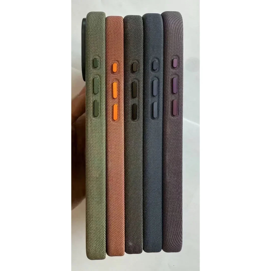 for Magsafe Techwoven Magnetic Case for Original IPhone 17Pro Max 17Pro Business Cases Wireless Charging Full Protect Cover.