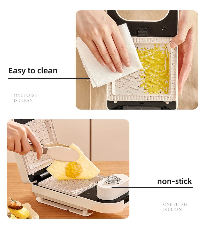 Electric Sandwich Maker Multifunctional Waffle Machine Toaster Baker Breakfast Machine Takoyaki Pancake Donuts Sandwichera 220V.