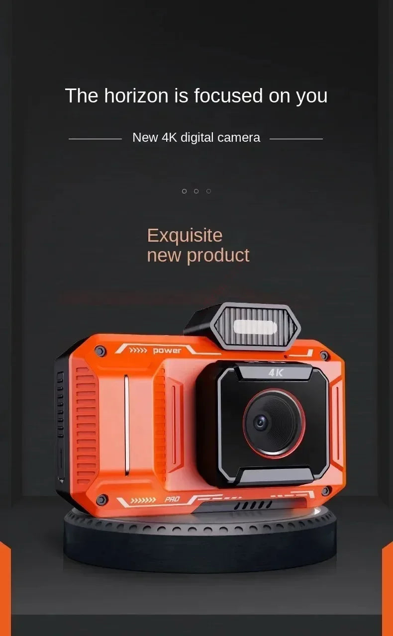 48M HD Digital Cameras 2.8 Inch IPS Screen Instant Photo Camera 18X Zoom Dual Lens Portable Child Camera Photographic Camcorder.