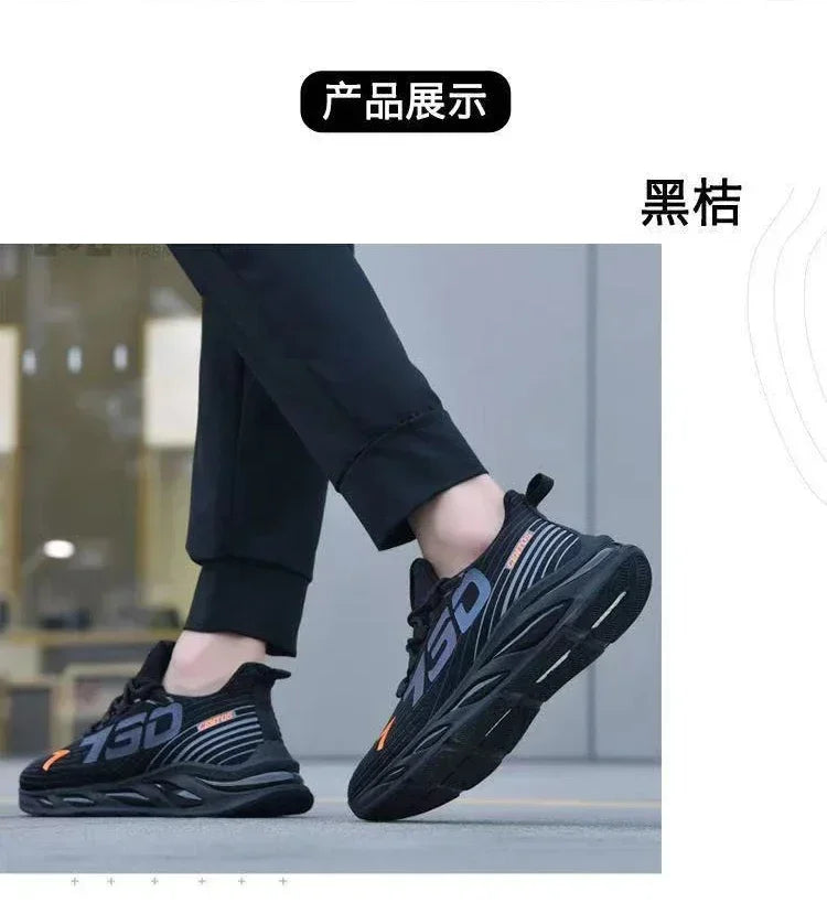2025 Casual Sneakers for Men Slip on New Fashion Breathable Running Shoes Outdoor Gym Sports Shoes Walking Training Tennis Shoes.