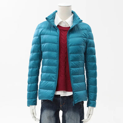 13 Farben Frauen Frühling Puffer Mantel 2023 Neuheiten Ultra Licht Weiße Ente Unten Jacke Koreanische Slim Fit Kurze Parkas