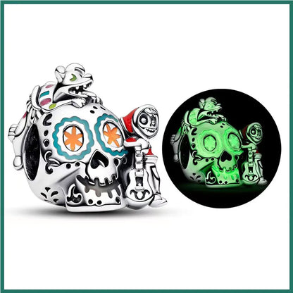 100% 925 sterling silver Disney 100th anniversary charm beads suitable for original DlY bracelet, women's fashion gift