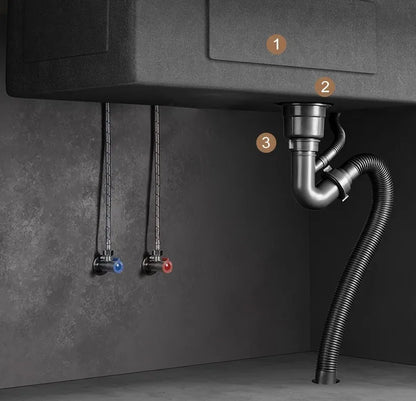 304 Stainless Steel Sink Waterfall Large Single Slot Kitchen Sink Vegetable Sink Stainless Steel Sink Household Sink