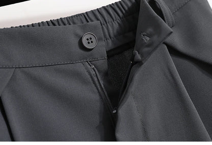 Women's A-Line High Waisted Wide Leg Short Pants Plus Size Casual Suit Shorts Summer 2025 Oversized Loose Five Quarter Pants.