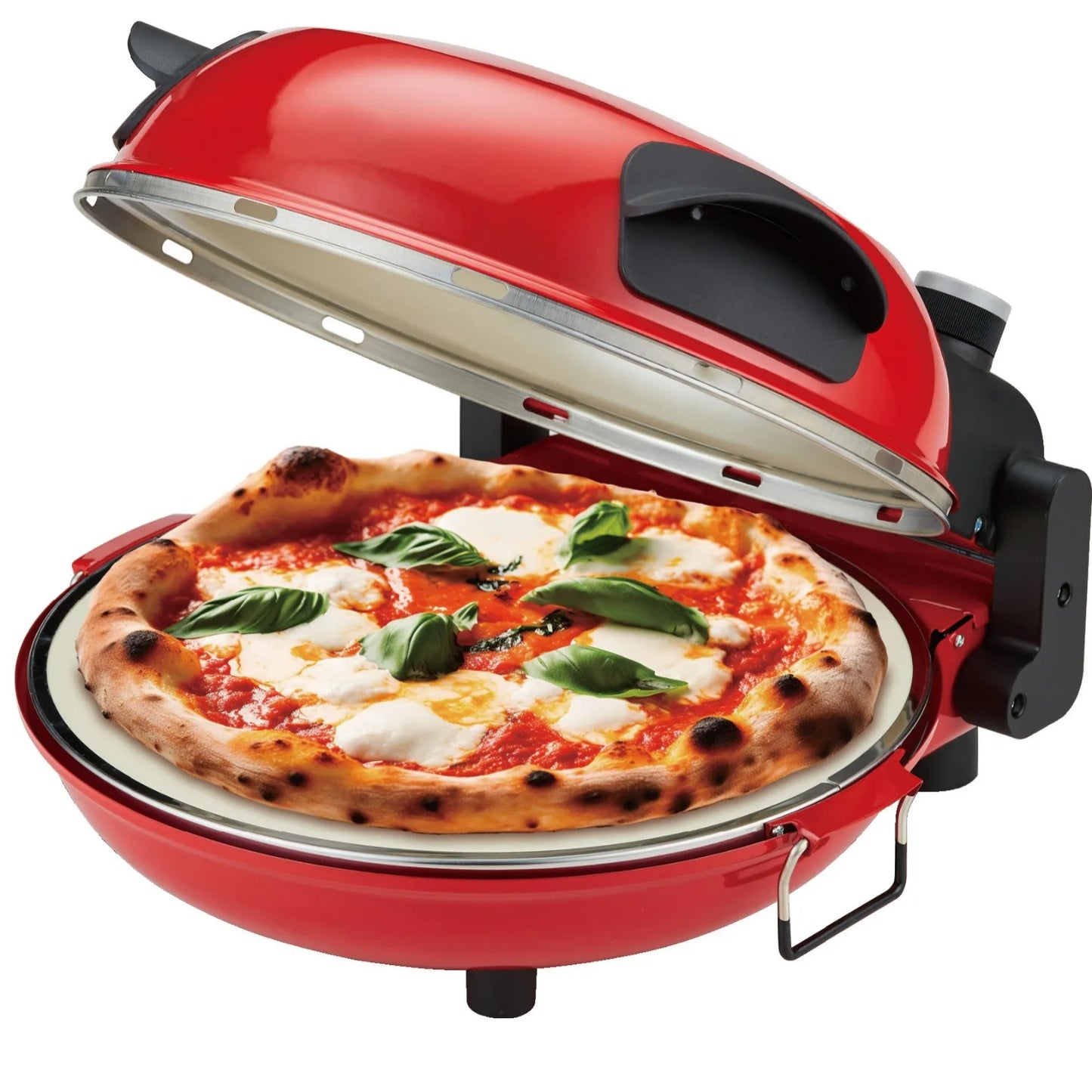 Transparentes Beobachtungsfenster, Pizzaofen, 30,5 cm, individuelle Pizzamaschine, schnelle Erwärmung, DIY, multifunktional