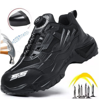 Men's Military Tactical Boots Army Boots Men Side Zipper Military Boots Men Anti-Slip Ankle Boots Work Safety Shoes Hiking Shoe