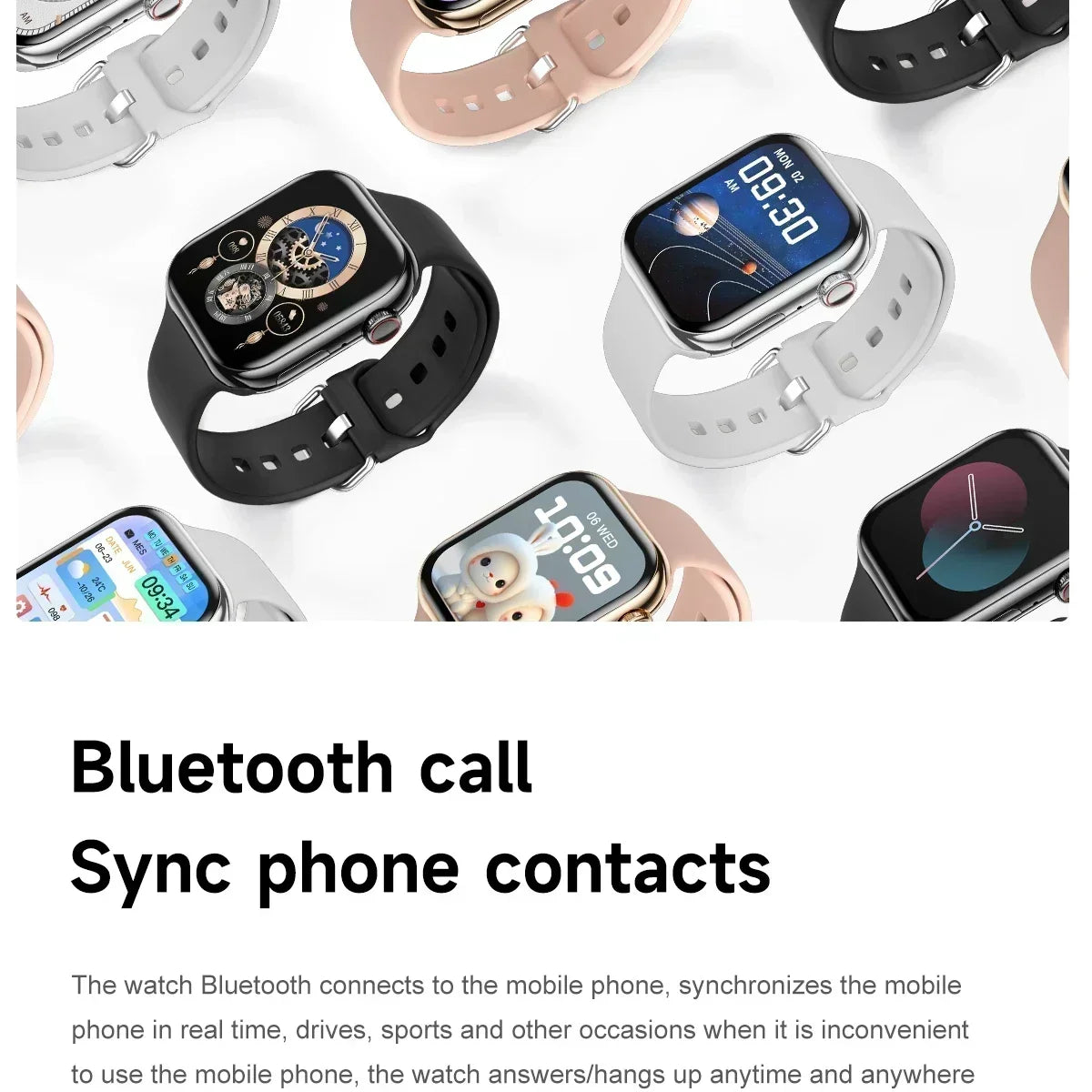 2025 New Original For Apple Watch Series 10 Women SmartWatch GPS Track Bluetooth Call NFC IP68 Waterproof Compass Men SmartWatch.