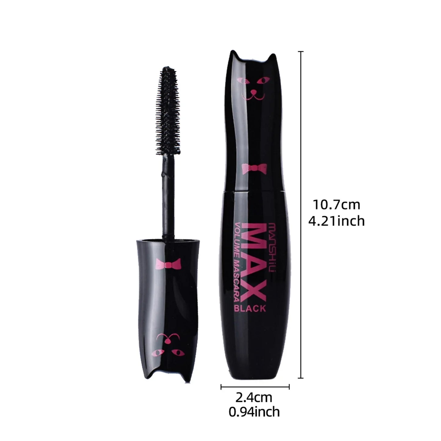 1PCS Fashion Original Max Volume Mascara Black Water-proof Curling And Thick Eye Eyelashes Makeup 4d Fiber Lash Mascara Beauty.