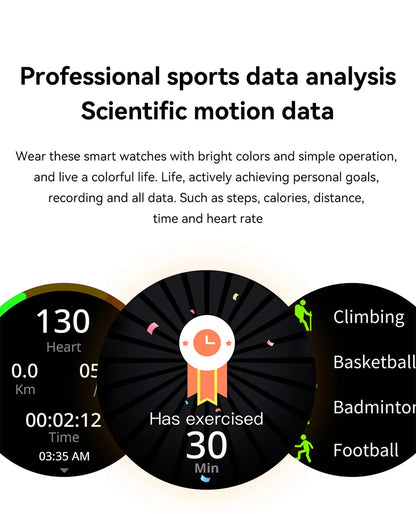 2025 NFC Smart Watch Amoled HD GPS Track Sports Heart Rate Bluetooth Call Waterproof Ladies Women Smartwatch For Huawei Xiaomi