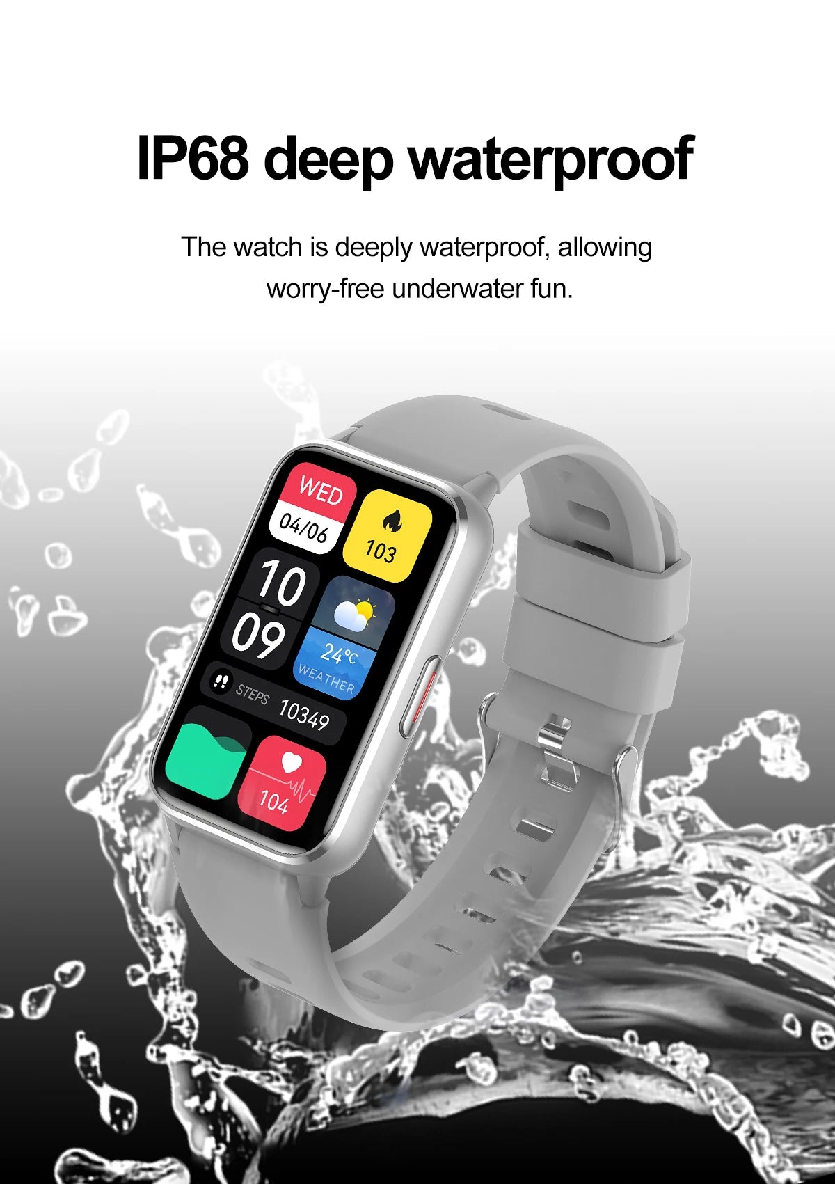 2025 New Grade Nursing Smart Watch AMOLED Blood Oxygen ECG + PPG Blood Pressure Body Temperature Bluetooth Health Smartwatch