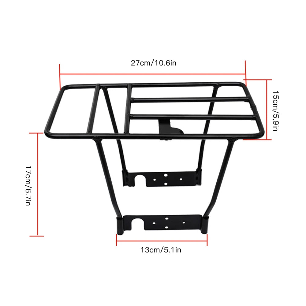 Electric Scooter Rear Rack Solid Bearing Scooter Luggage Cargo Rack Solid Steel Carrier Rack Replacement for Xiaomi M365 1S Pro.