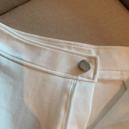 High-waisted Slimming A- line Tight Black Shorts For Women 2024 Spring Korean Style Elastic Hot Pants High Elasticity