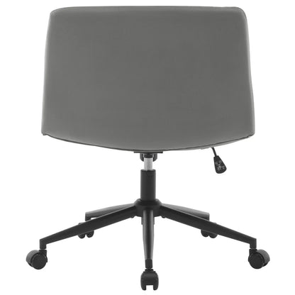 WOLTU Ergonomischer Bürostuhl aus Samt, drehbarer Rollenstuhl, Rückenlehne, gekreuzte Beine, neigbarer, höhenverstellbarer Schminkstuhl