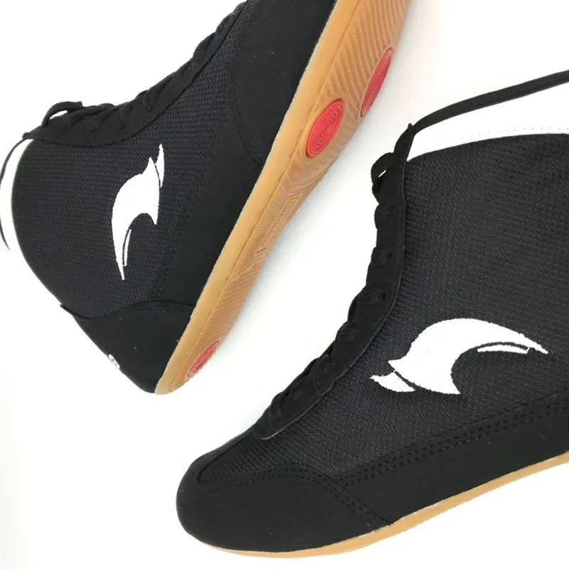 women Men Boxing boots Wrestling Shoes gear Combat Sneakers gym equipment training fighting boots Plus Size 35-46.