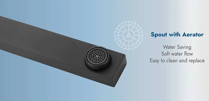 BAKALA Luxury  Mirror Matte  Black White Bathroom Faucet Basin Sink Tap Wall Mounted Square Brass Mixer LT-320BR