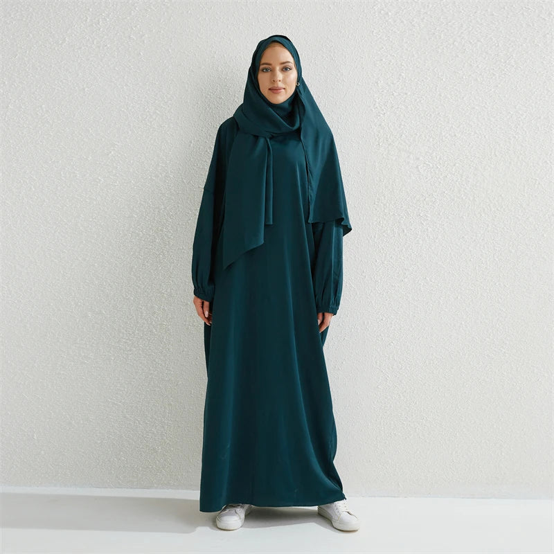 Muslim Abaya Prayer Dress Islamic Clothing Women.