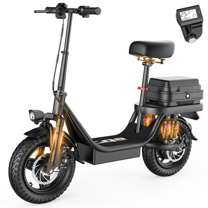 TOOFLY GQ8 Adult Electric Scooter 250W 48V15AH Foldable E-scooter  Inch Vacuum Tires City Commuter Electric Scooter.