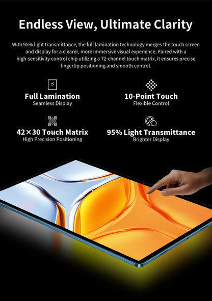 Teclast T70 14" Tablet Android 15 MTK G99 CPU Max 20GB (8GB+12GB Expansion) RAM 256GB ROM 4G LTE 10000mAh 18W Fast Charging GPS.