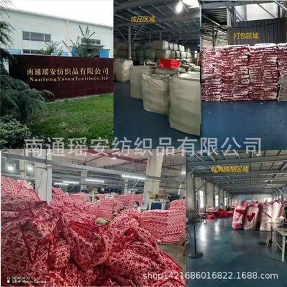 Double layer thickened to 6kg  - et quilt autumn and winter warm fleece wedding  - et cushion bedding.