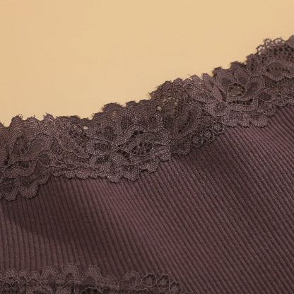 11PCS Women Lace Cotton Panties Seamless Brazilian Panties Sexy Low-Waist T-Back Bikini Female Breathable Underwear Lingerie.