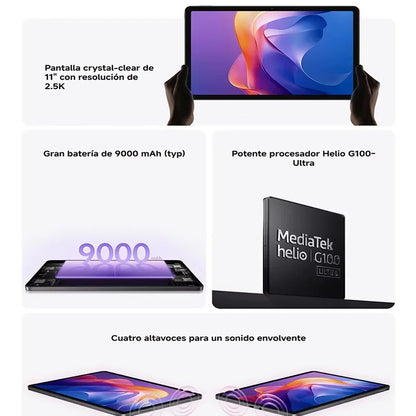 Global Version Xiaomi Redmi Pad 2 Tablet 11" 2.5K Display 9000mAh Battery 18W Fast Charge Xiaomi HyperOS 2.