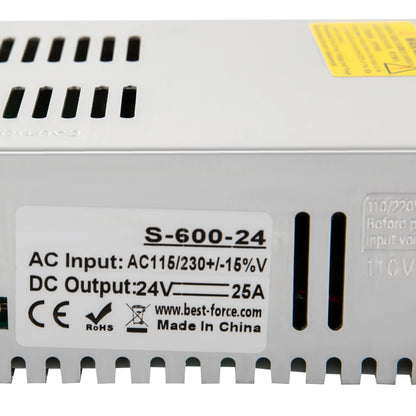 Power Supply 25A/20A 600W/1000W Voltage Converter AC 220V to DC 24V/48V Transformer Switching Power Supply, Adapter.