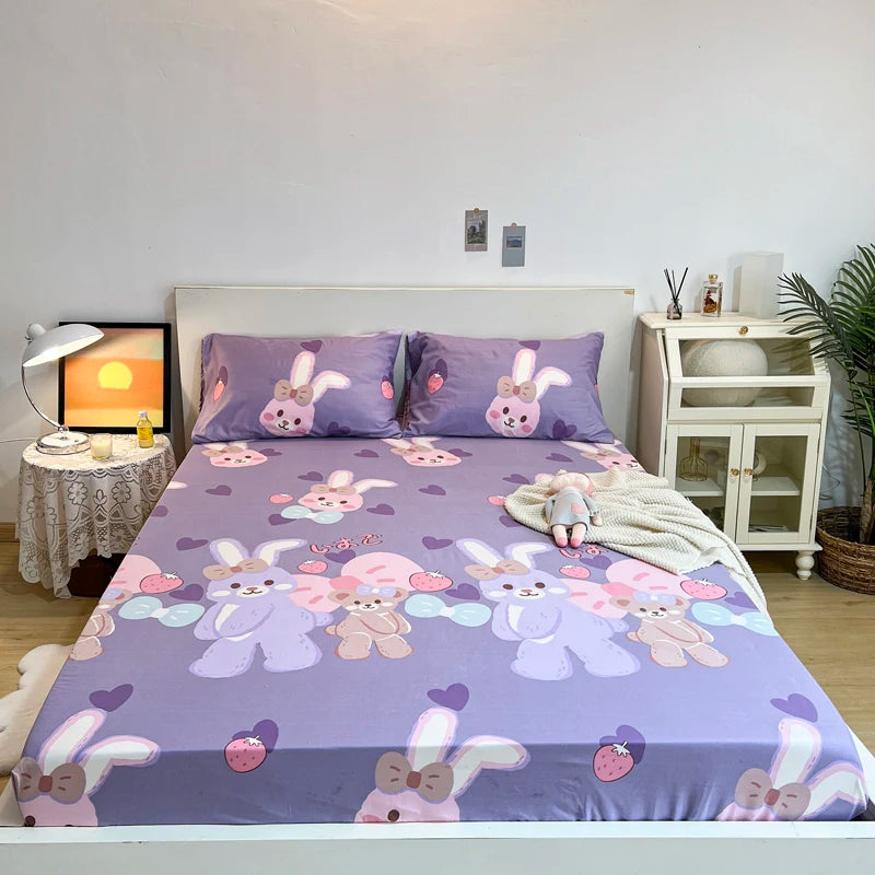 1pc Warm Winter Elastic Fitted Sheets Adjustable Flannel Velvet Mattress Cover Fluffy Fitted Bed Sheets for 200 Queen 180 size