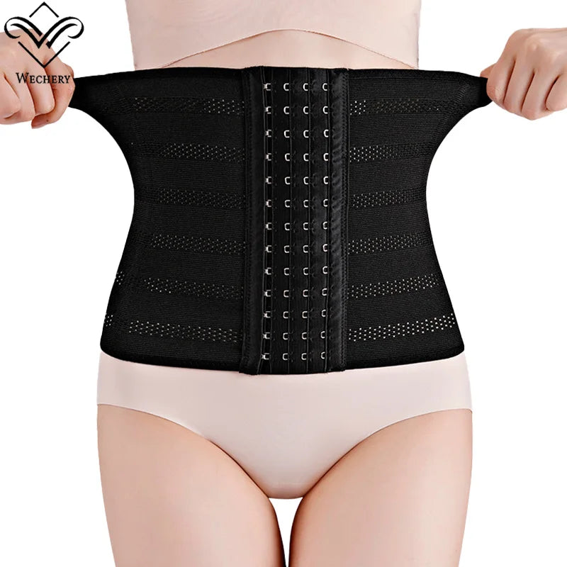Women's Underwear Mesh Breathable Waist Trainer Shapers Original Colombian Abdomen Control Girdles Woman Steel Bones Shapewear.