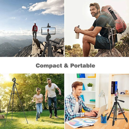 103cm Lightweight Camera Tripod For Mobile Tripod Camera Portable SLR Bluetooth-compatible Desktop Cam Stand Monopod Smartphone.