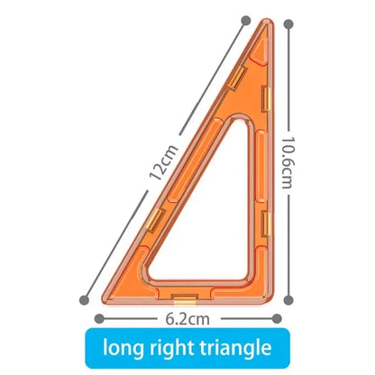 1pcs Big Size Magnetic Designer Magnet Building Blocks Accessories Educational Model Constructor Toys For Children Gifts