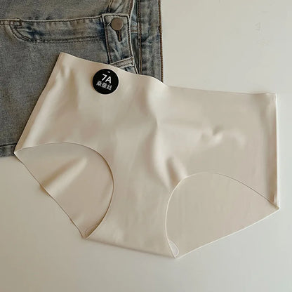 Seamless Soft Underpants Lingerie Underwear Ultral Thin Women's Panties Sexy High Elastic Invisible Briefs