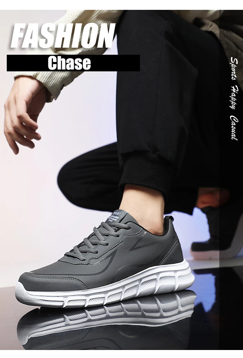 Men's Autumn Waterproof Sneakers Men Casual Sports Shoes Anti-skid Durable Running Tennis Trainers Man Fashion Casual Sneakers.