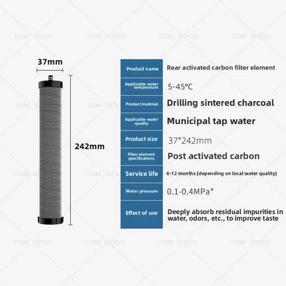 Kitchen Ultrafiltration Water Purifier Household Direct Drinking Water Purifier TapWater Purifier Five-Stage Water Filter System.