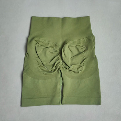 Yoga Shorts Women Sports Shorts Seamless Gym Workout Shorts High Waist Push Up Fitness Sports Shorts Cycling Shorts