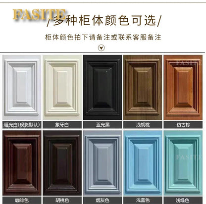 Leichter, luxuriöser Badezimmerschrank aus Steinplatten, integriertes Waschbecken, kombiniertes Waschbecken, WC-Waschbecken, nordischer einfacher Spiegelschrank