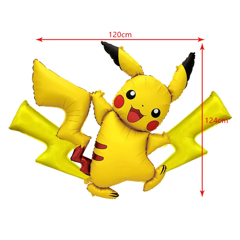 Pokemon Geburtstag Party Dekoration Neue Ligntning Pikachu Ballon Kid Event Liefert Einweg Geschirr Banner Hintergrund Platte