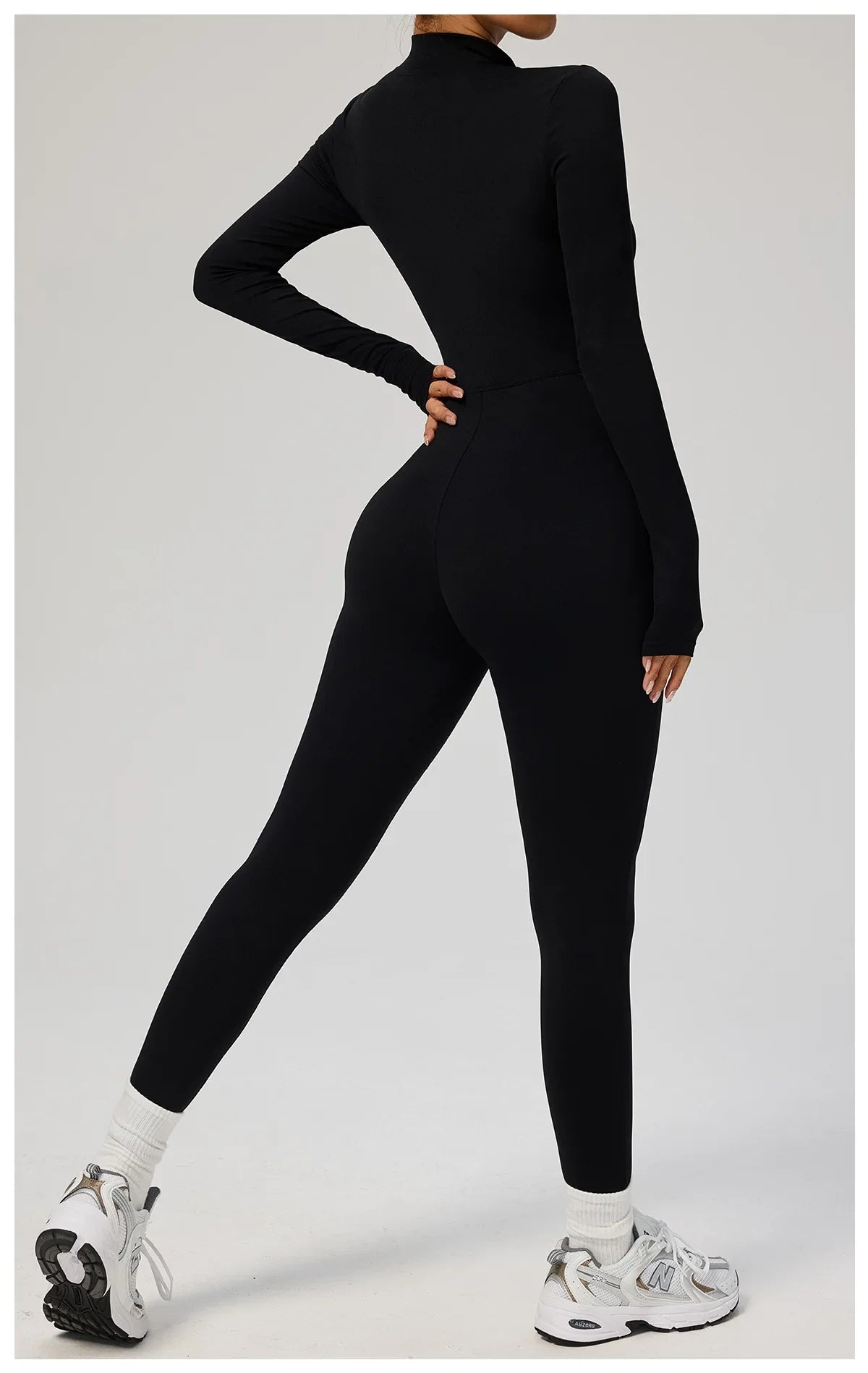 Tianyi High-Intensity Fitness Long-Sleeve Yoga Bodysuit Sensation Tight-Fitting Sportswear for Women Made in China