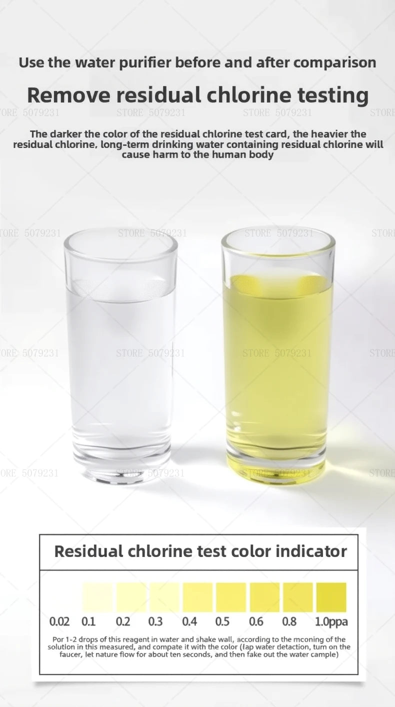 Kitchen Ultrafiltration Water Purifier Household Direct Drinking Water Purifier TapWater Purifier Five-Stage Water Filter System.