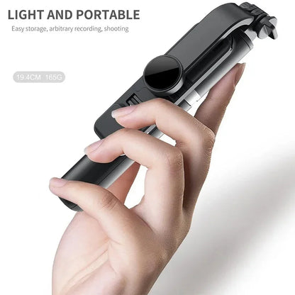 Xiaomi New Selfie Stick 1045mm Wireless Bluetooth Remote Shutter LED Fill Light Extended Stable tripod for Android IOS Cellphone.