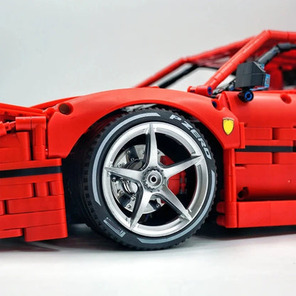 4026PCS Technical LOX Edition F40  Assembly MOC 140629 Building Block Car Supercar Model Adult High Difficulty Racing Toys.