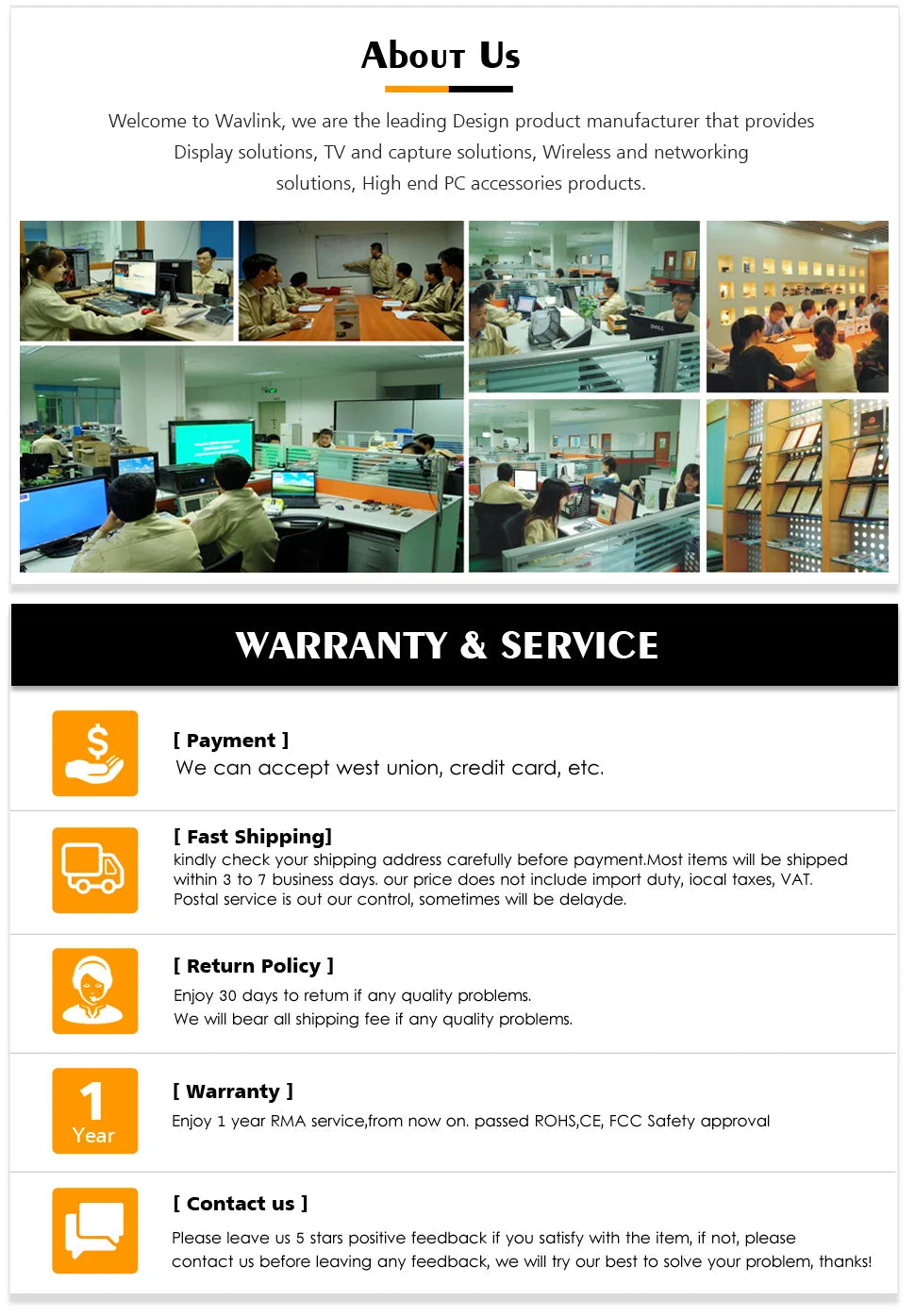 WAVLINK AC300/600/1200 Wireless Outdoor WIFI Router High Power Extender POE Waterproof AP/Repeater 7/8 dBi Directional Antennas.