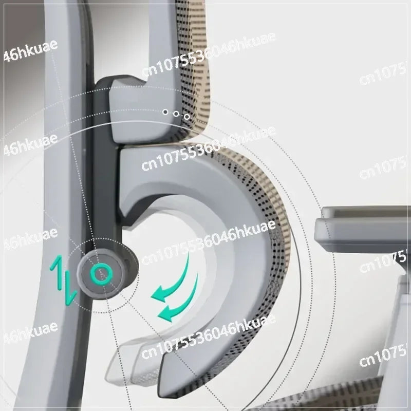 Verstellbare ergonomische Rückenlehne, Video-Gaming-Computerstuhl,