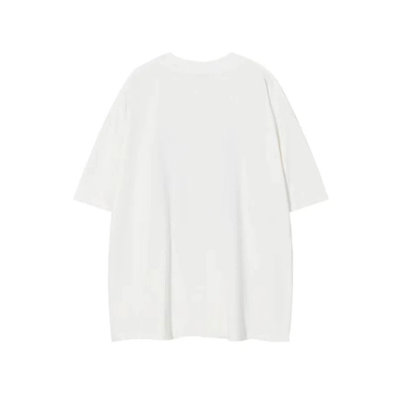 Men's T-Shirts,100% Cotton Soft,V-Neck Fashion Male Tops Tees,Short Sleeve Tee Shirt for Men Black White.