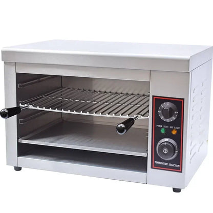 Household 220v Electric Heating Surface Stove Commercial Hanging Drying Oven With Timer Electric Oven New Multi-function Grille.