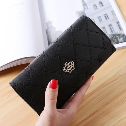 Fashion Zipper Wallets Womens Long Purses Handbags Coin Purse Cards Holder PU Leather Billfold Wallet.