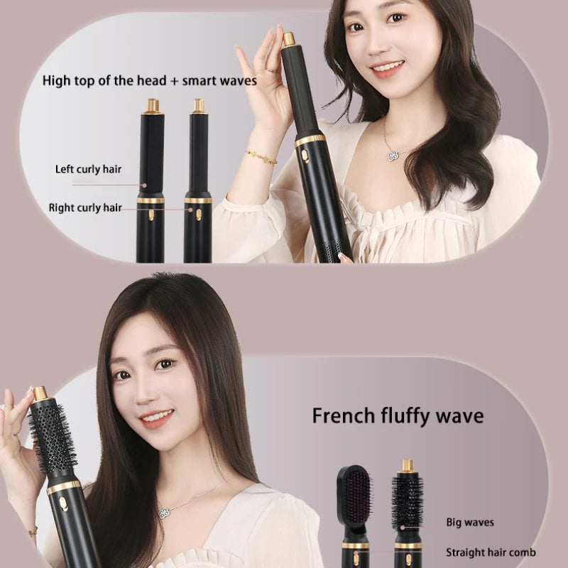 5 in 1 Hair Dryer Brush Hot Comb Set Professional Curling Iron Hair Straightener Styling Tool For Professional Hair Dryer