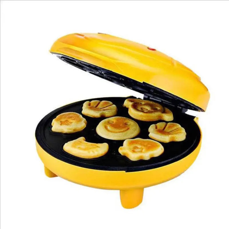 Mini Electric Walnut Cake Maker Automatic Nut Waffle Bread Machine Sandwich Iron Toaster Baking Breakfast Pan Oven 220V EU plug.